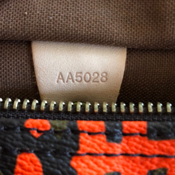 🌺🌺 STUNNING 🌺🌺 Louis Vuitton Stephen Sprouse Graffiti Speedy 30 Neon Orange - Picture 14 of 16